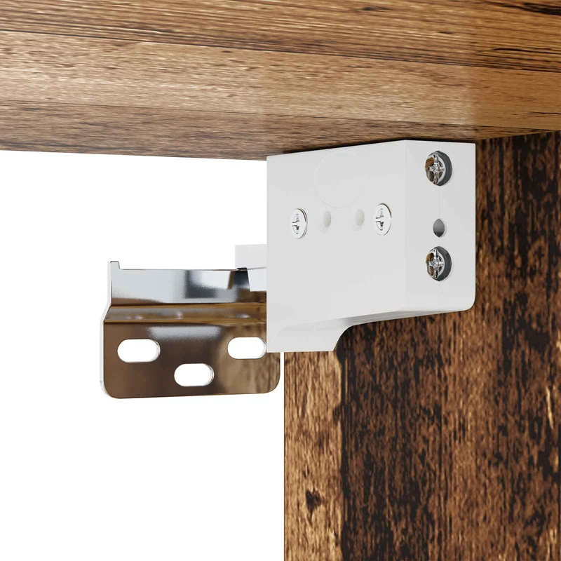 Hanging Bedside Cabinet Old Wood 40 x 30 x 50 cm