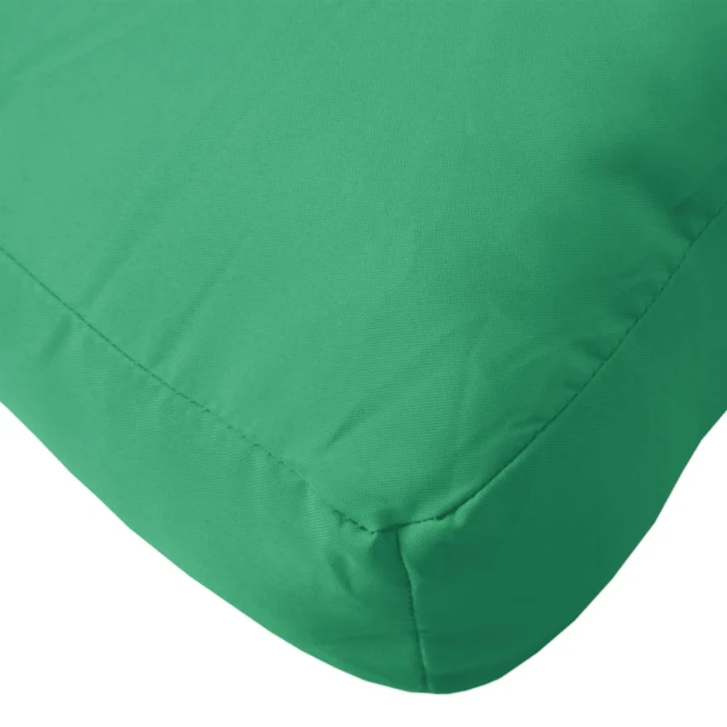 Pallet Cushions 3 pcs Green Fabric