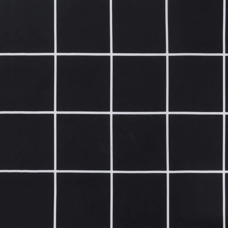 Pallet Cushions 3 pcs Black Check Pattern Oxford Fabric