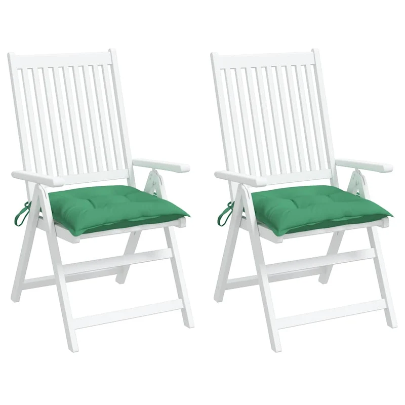 Pallet Cushions 2pcs Green 50x50x7 cm Oxford Fabric