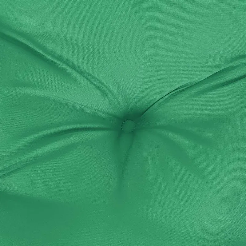 Pallet Cushions 2pcs Green 50x50x7 cm Oxford Fabric