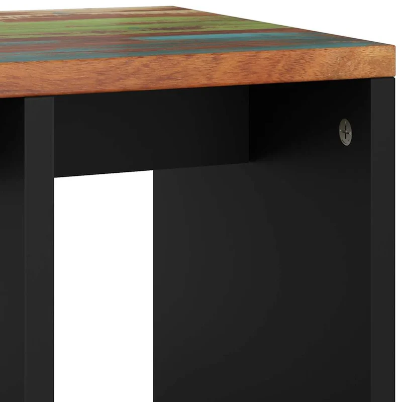 Side Table 40x31x46 cm Solid Wood Reclaimed&Engineered Wood