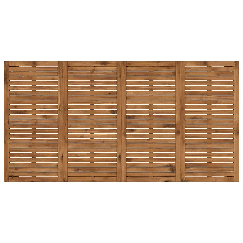Garden Bar Table Natural 196 x 100 x 105 cm Solid Acacia Wood