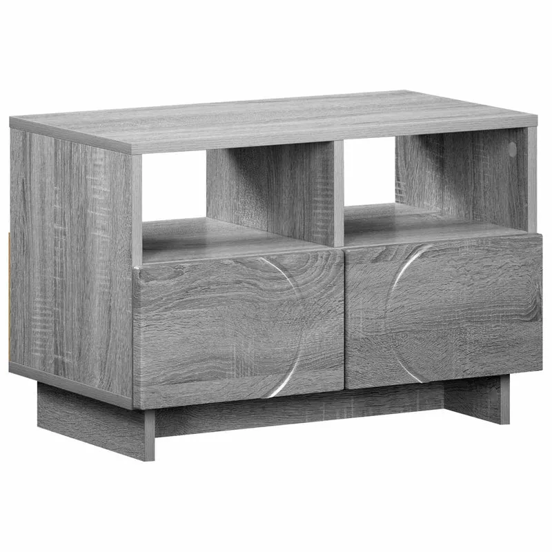 TV Stand 60 x 34.5 x 40 cm Grey Sonoma Engineered Wood