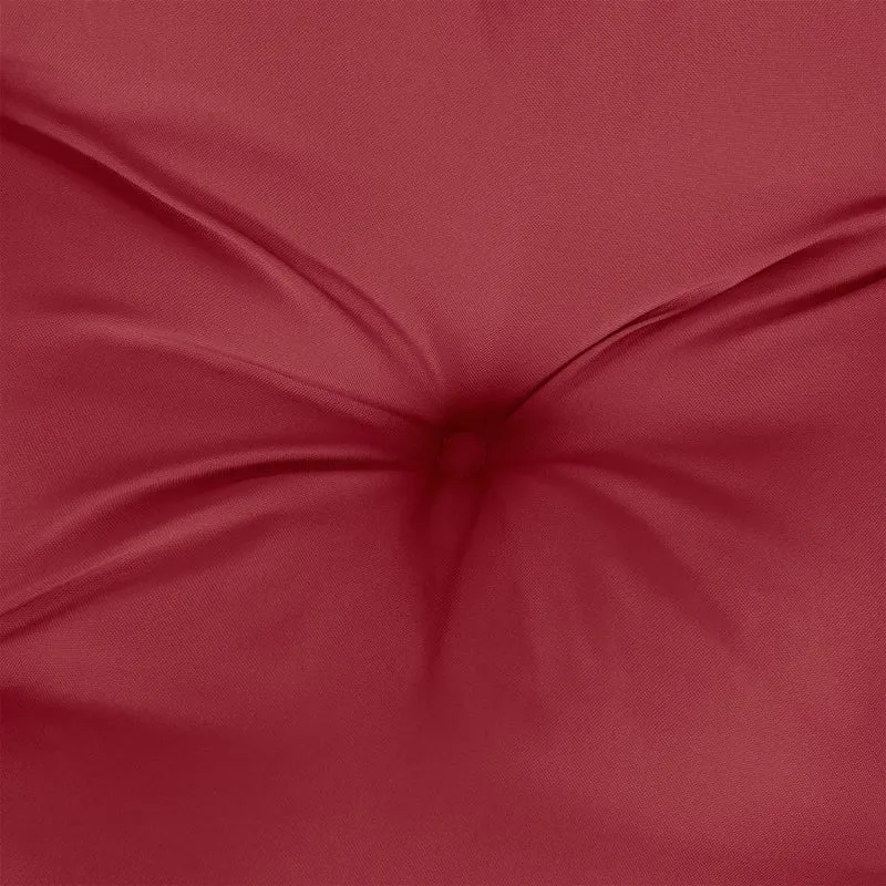 Round Cushion Wine Red Ø 100 x11 cm Oxford Fabric