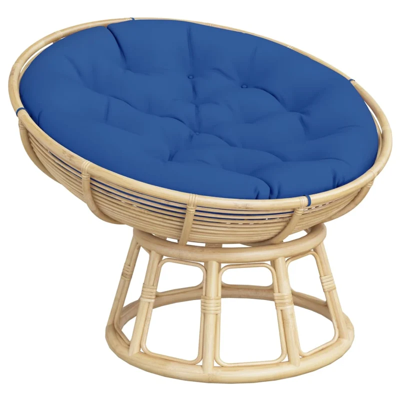 Round Cushion Royal Blue Ø 100 x11 cm Oxford Fabric