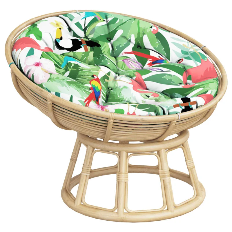 Round Cushion Multicolour Ø 100 x11 cm Oxford Fabric