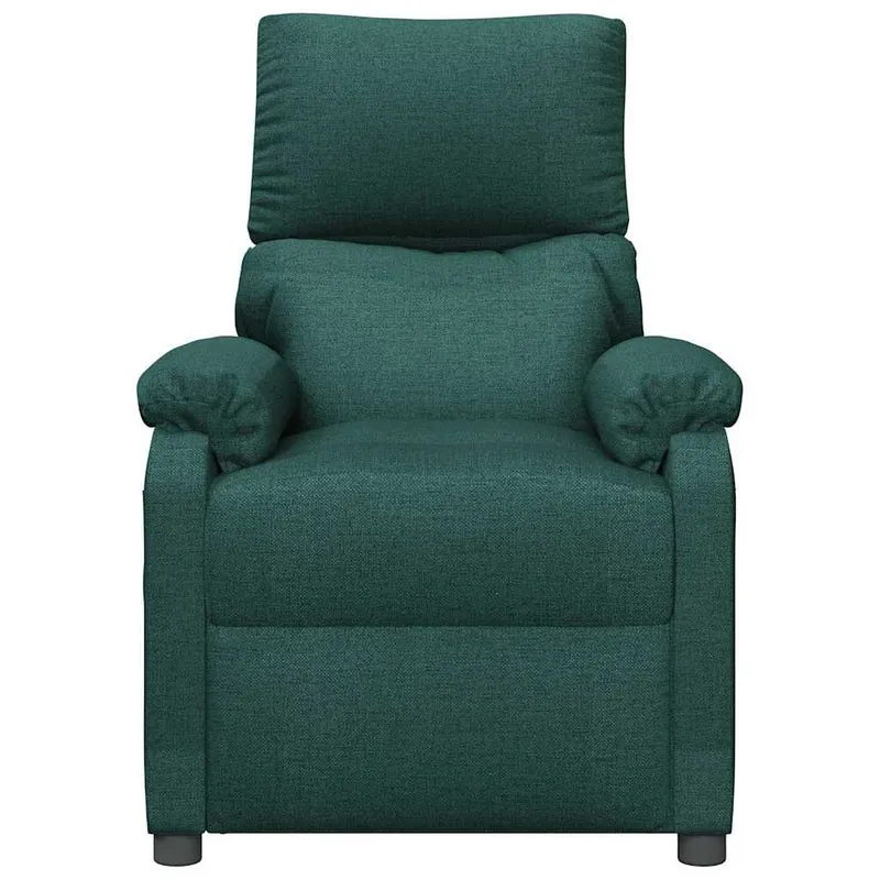 Massage Chair Dark Green Fabric
