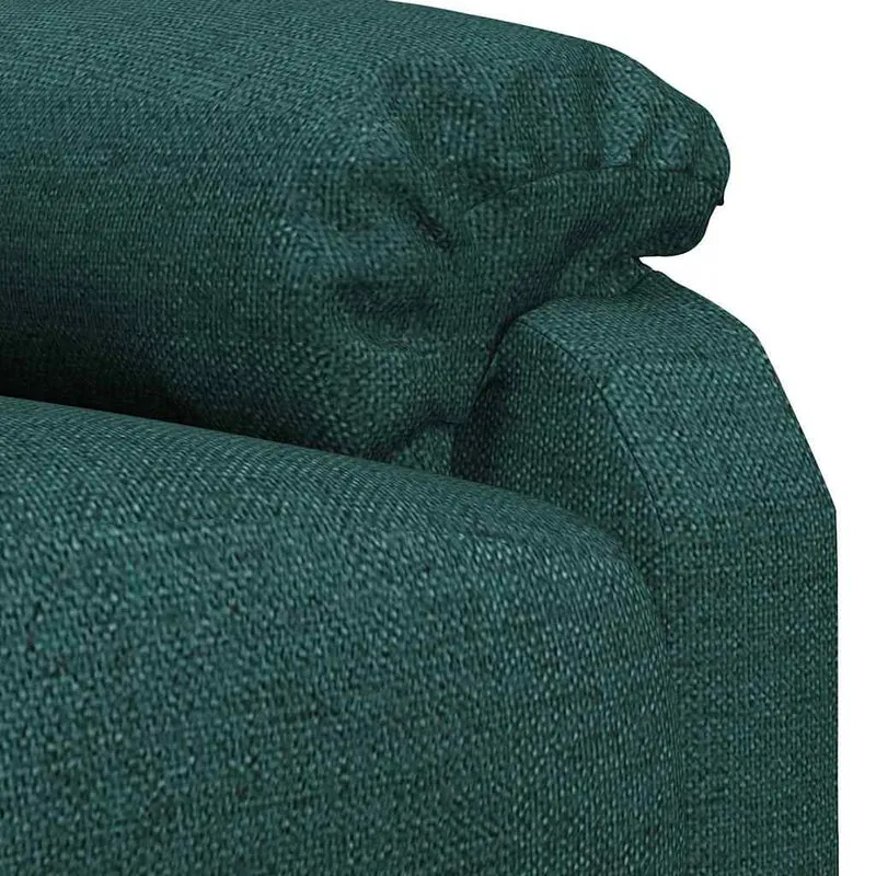Massage Chair Dark Green Fabric