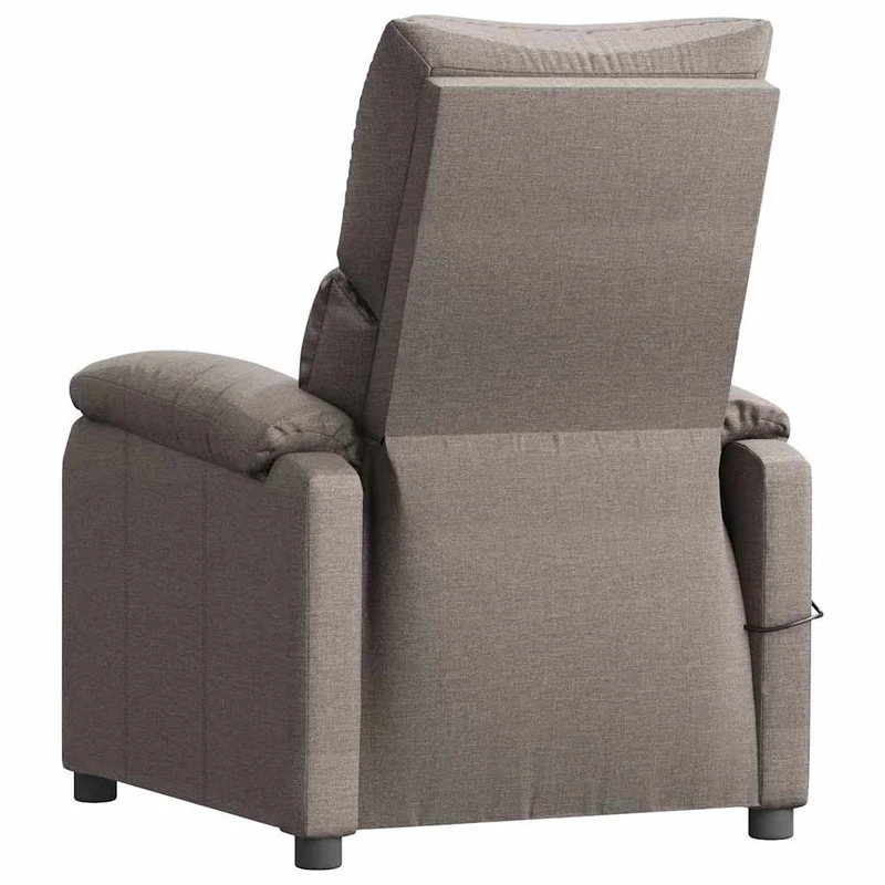 Massage Chair Taupe Fabric