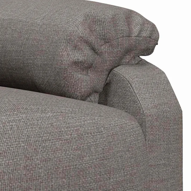 Massage Chair Taupe Fabric