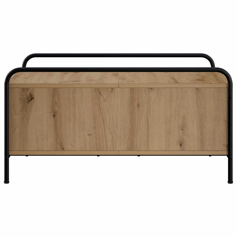 Coffee Table Artisan Oak 90 x 90 x 41 cm Engineered Wood