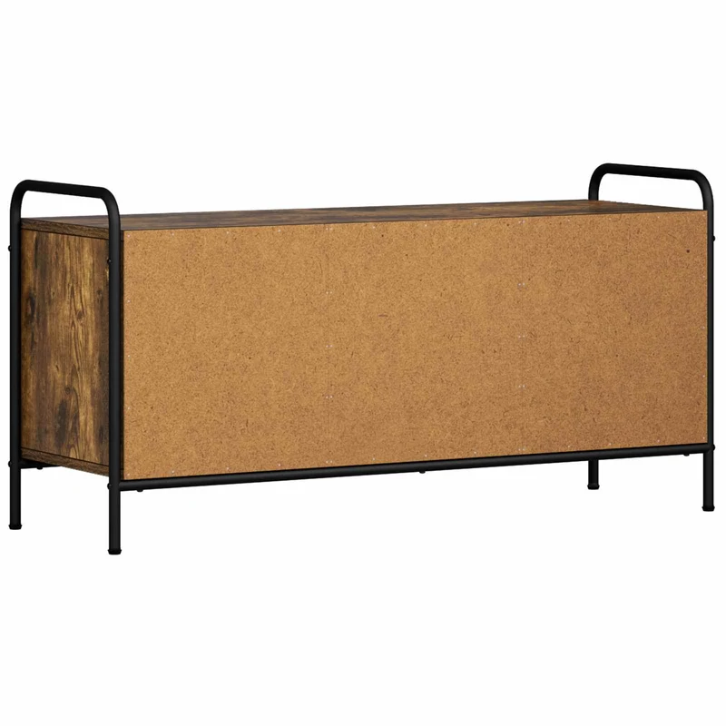 TV Cabinet 99 x 33 x 50 cm Smoked Oak Engineered Wood