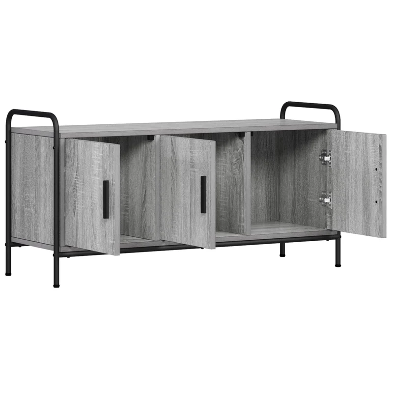 TV Cabinet 99 x 33 x 50 cm Grey Sonoma Engineered Wood