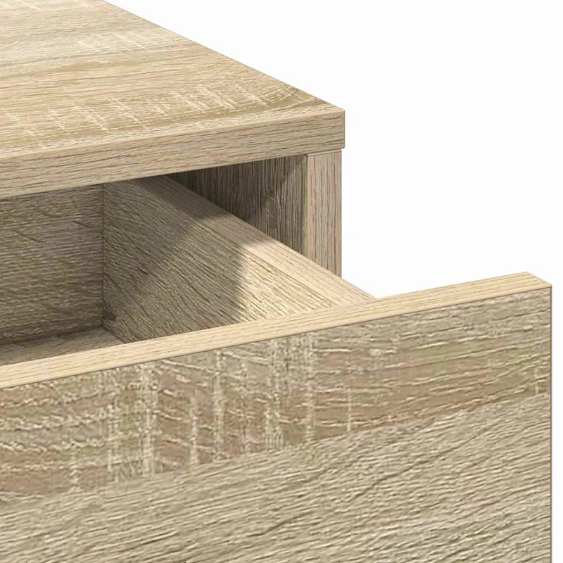 Dressing Table Set 3 pcs Sonoma Oak Engineered Wood