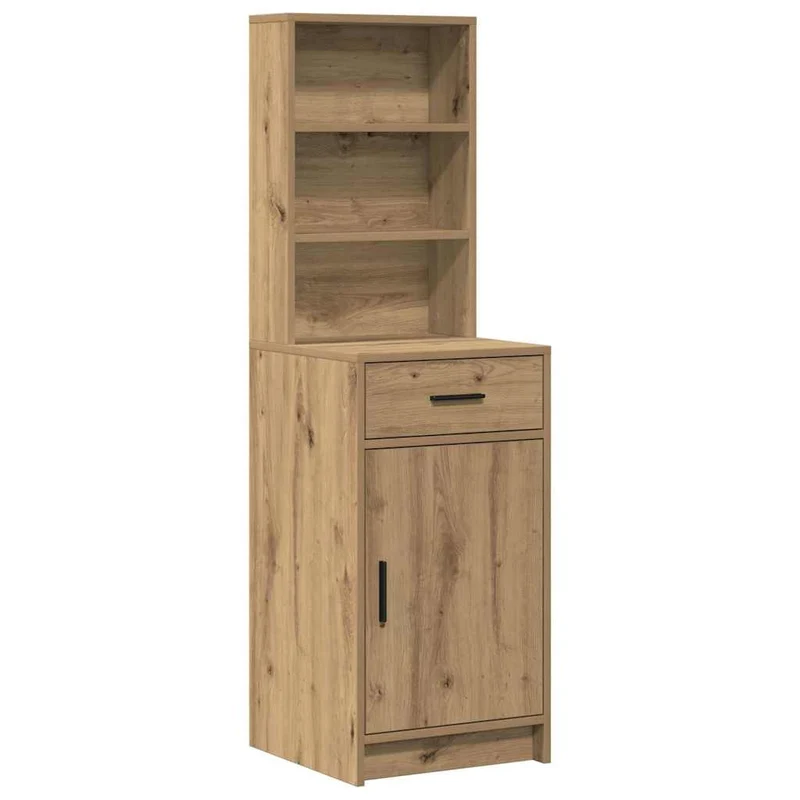 Dressing Table Set 3 pcs Artisan Oak Engineered Wood