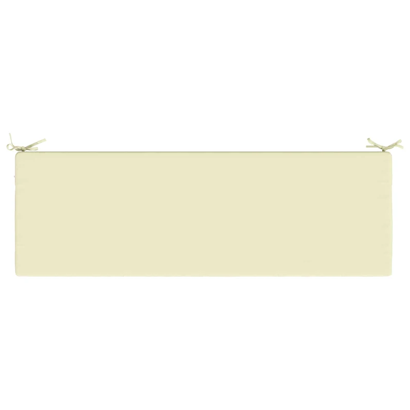 Bench Cushion SOEST 100% Polyester Cream 140 x 50 x 5 cm