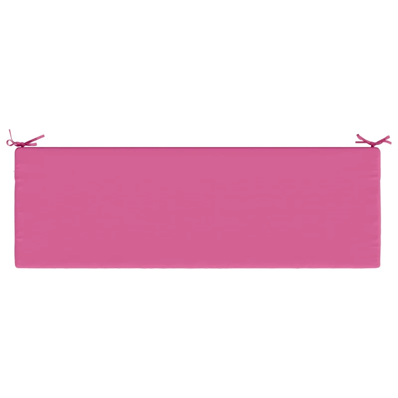 Bench Cushion SOEST 100% Polyester Pink 140 x 50 x 5 cm