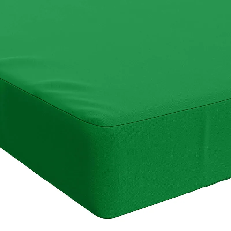 Bench Cushions SOEST 2 pcs 100% Polyester Green 140 x 40 x 8 cm
