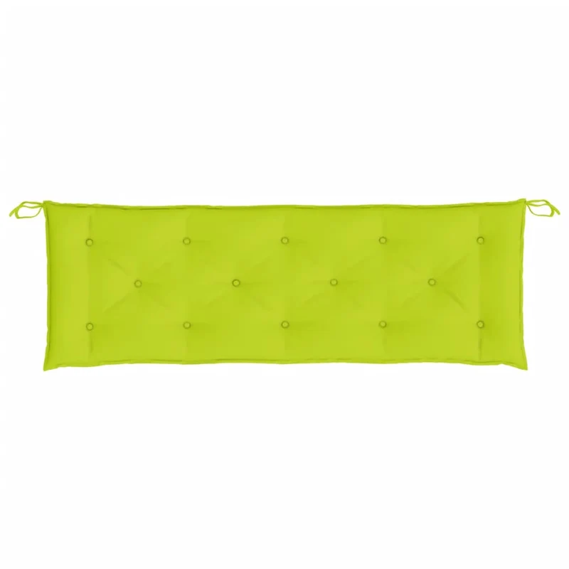 Garden Bench Cushion Bright Green 150x50x7 cm Oxford Fabric