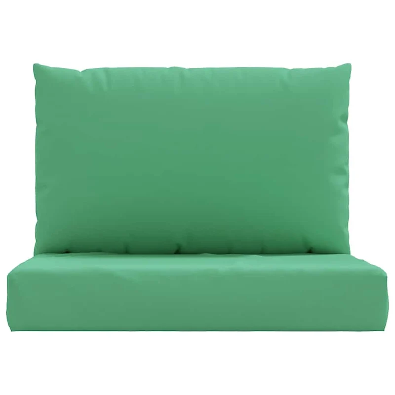 Pallet Cushions 2 pcs Green Oxford Fabric