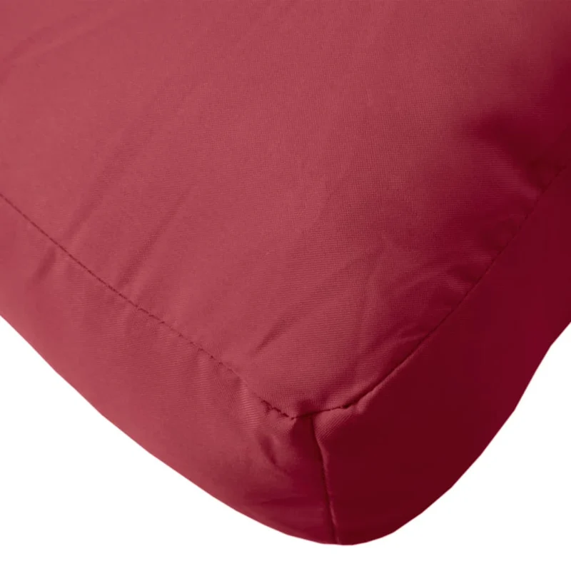 Pallet Cushions 2 pcs Wine Red Oxford Fabric