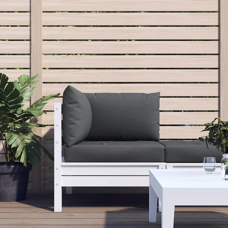 Pallet Cushions 3 pcs Anthracite Oxford Fabric