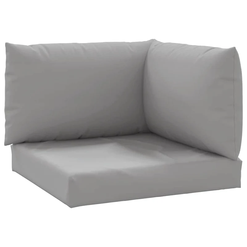 Pallet Cushions 3 pcs Grey Oxford Fabric