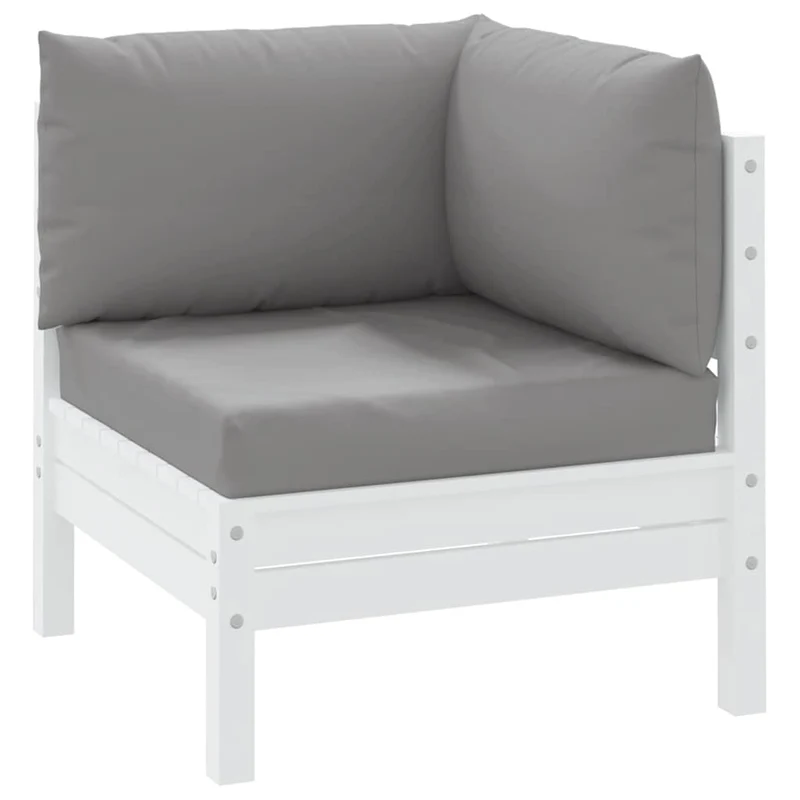 Pallet Cushions 3 pcs Grey Oxford Fabric