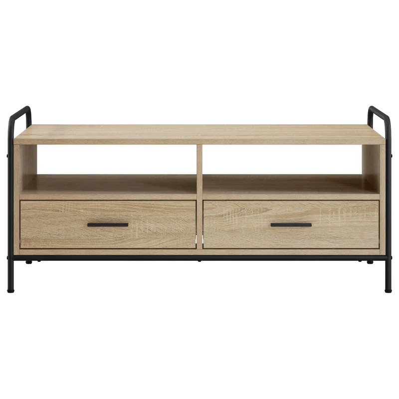 Coffee Table Sonoma Oak 99.5 x 49 x 46 cm Engineered Wood