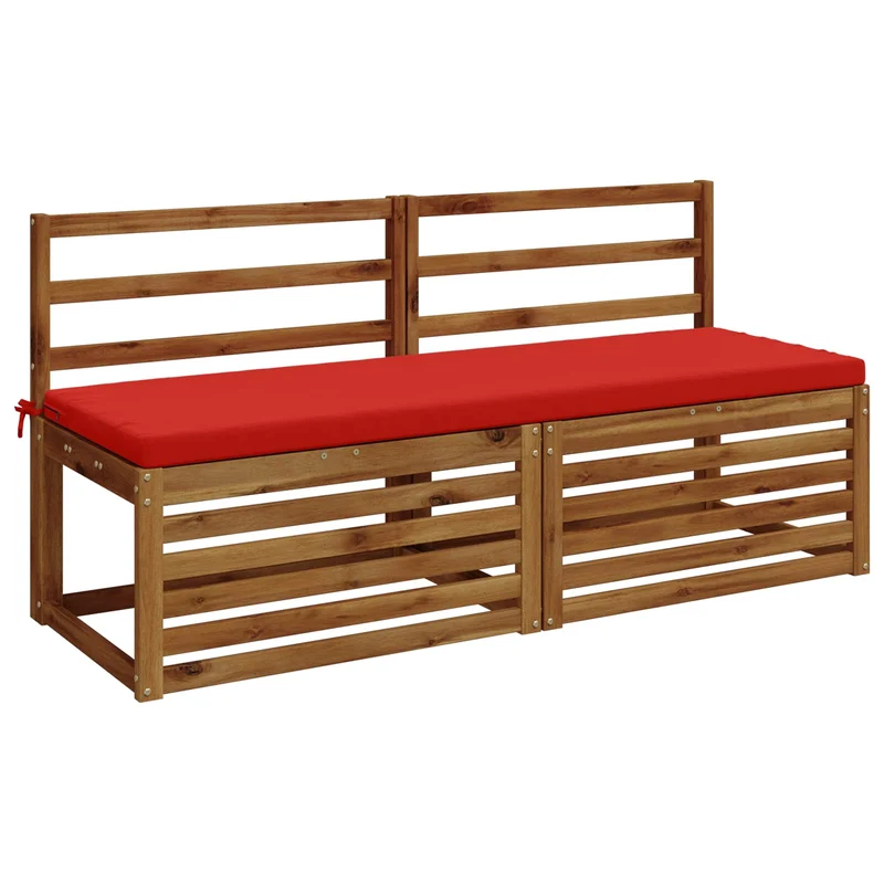 Bench Cushion SOEST 100% Polyester Red 140 x 50 x 5 cm