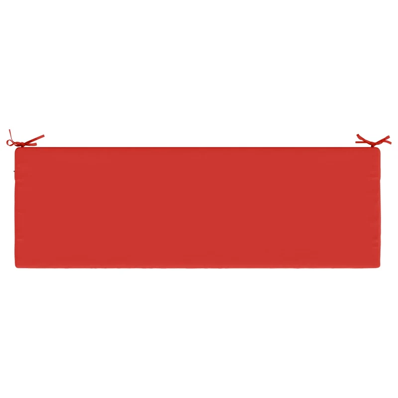 Bench Cushion SOEST 100% Polyester Red 140 x 50 x 5 cm