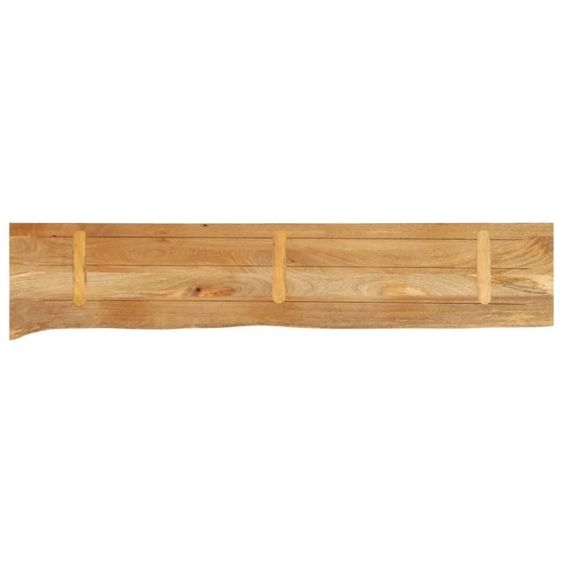 Table Top Live Edge 140x40x3,8 cm Solid Wood Mango