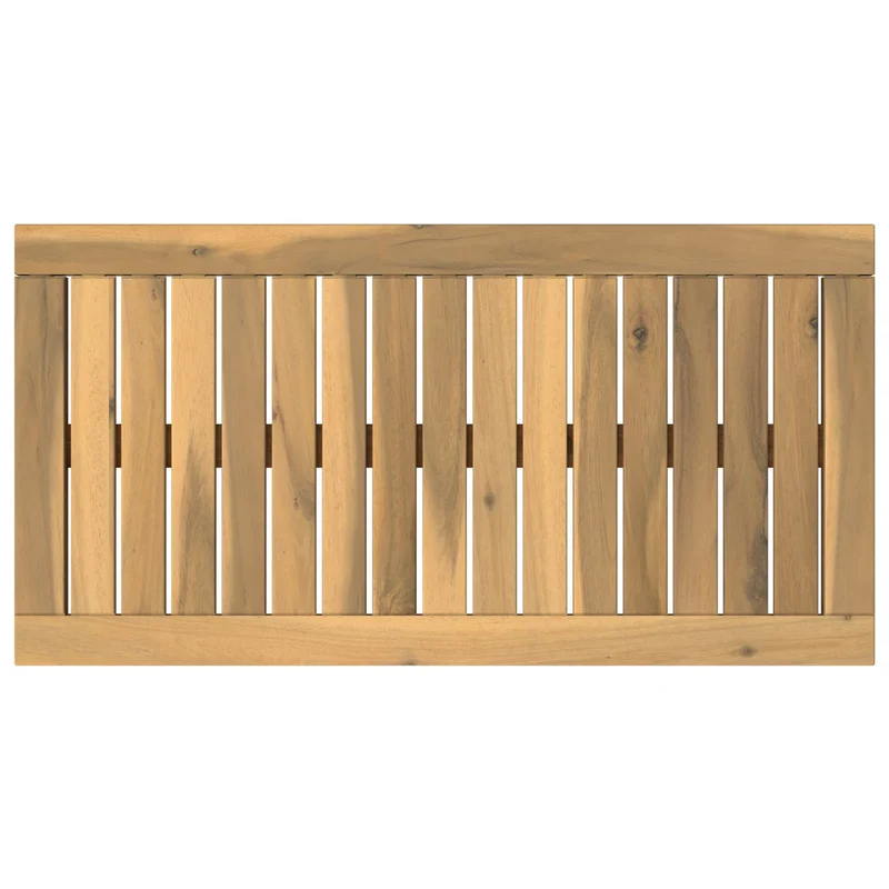 Table Top 68.5 x 35 x 2 cm Rectangular Solid Acacia Wood