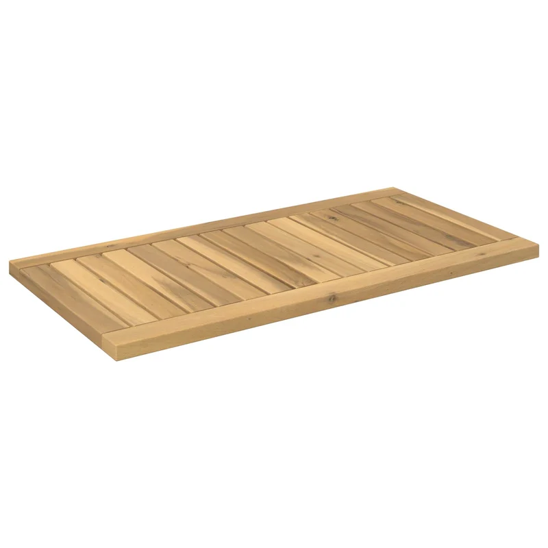 Table Top 68.5 x 35 x 2 cm Rectangular Solid Acacia Wood