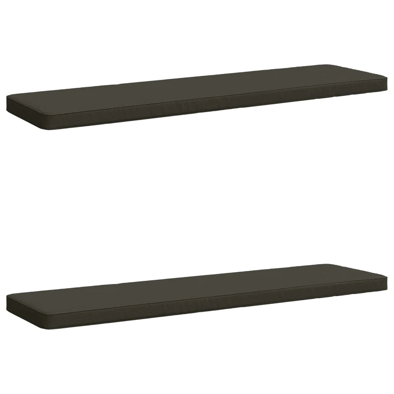 2-Piece Bench Cushions VUGHT 2 pcs 100% Polyester Anthracite