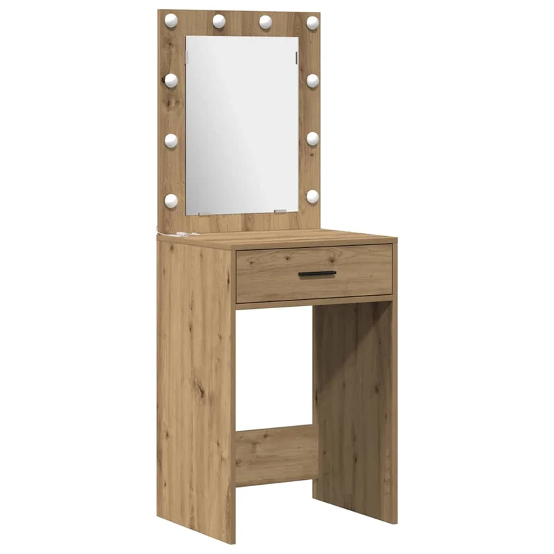 Dressing Table Set 3 pcs Artisan Oak Engineered Wood
