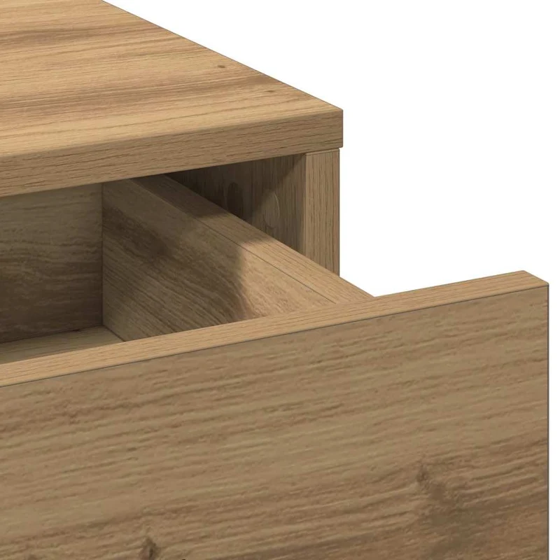 Dressing Table Set 3 pcs Artisan Oak Engineered Wood