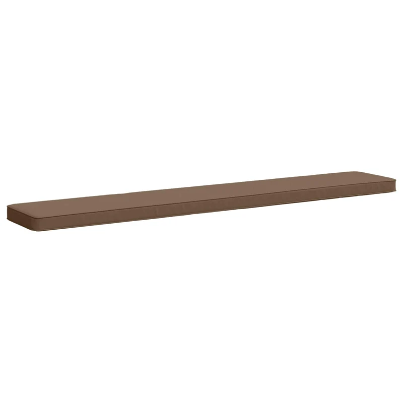 1-Piece Bench Cushion VUGHT 100% Polyester Taupe