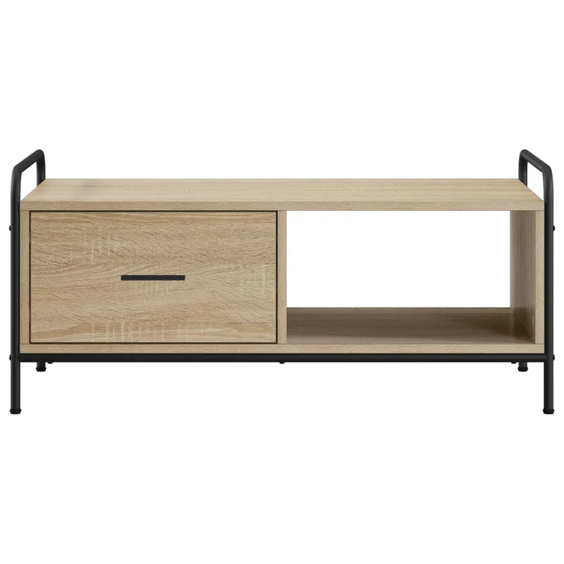 Coffee Table Sonoma Oak 90 x 49 x 41 cm Engineered Wood