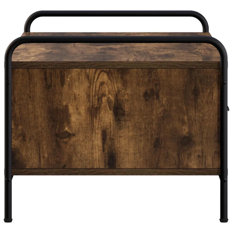 Coffee Table Smoked Oak 99.5 x 49 x 41 cm Engineered Wood
