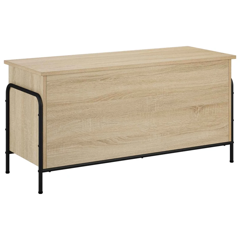 Storage Box Sonoma Oak 100 x 40 x 49.5 cm Engineered Wood