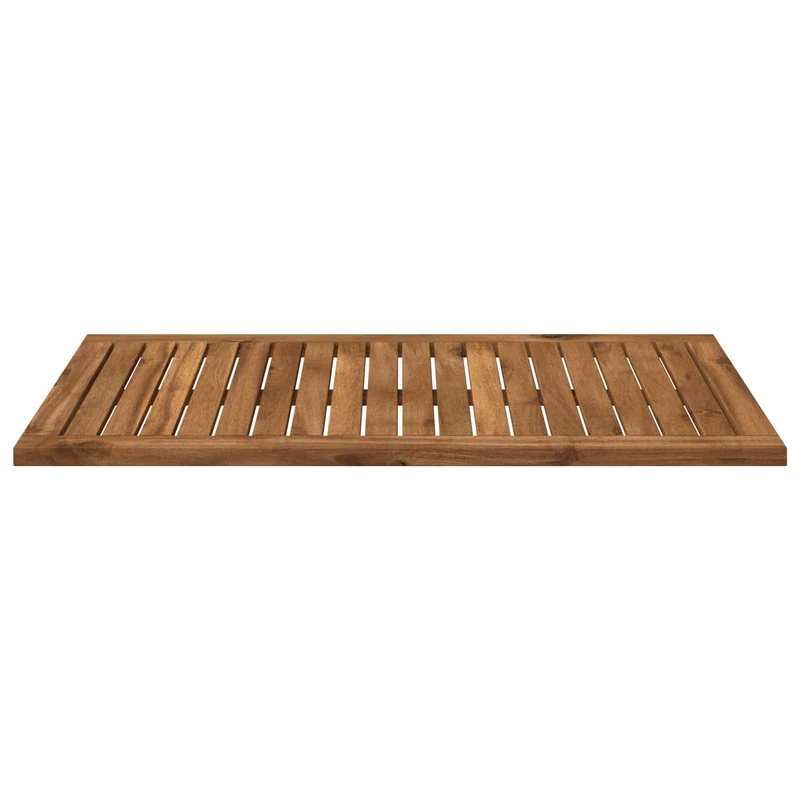 Table Top 80.5 x 47 x 2 cm Rectangular Solid Acacia Wood