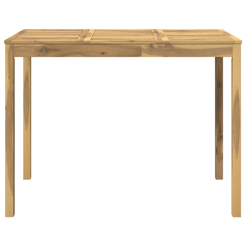Garden Bar Table Whitewash 141 x 80.5 x 105 cm