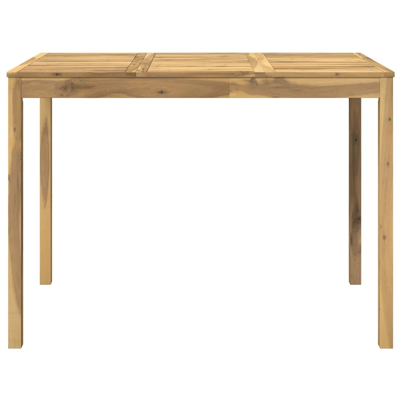 Garden Bar Table Whitewash 147 x 88.5 x 105 cm