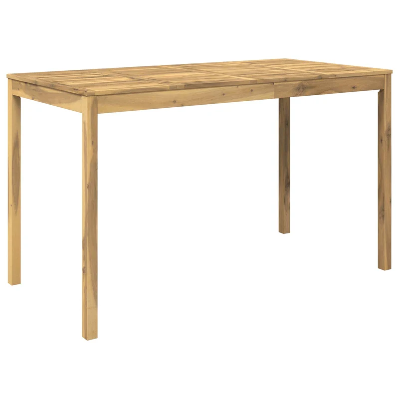 Garden Bar Table Whitewash 180 x 88.5 x 105 cm