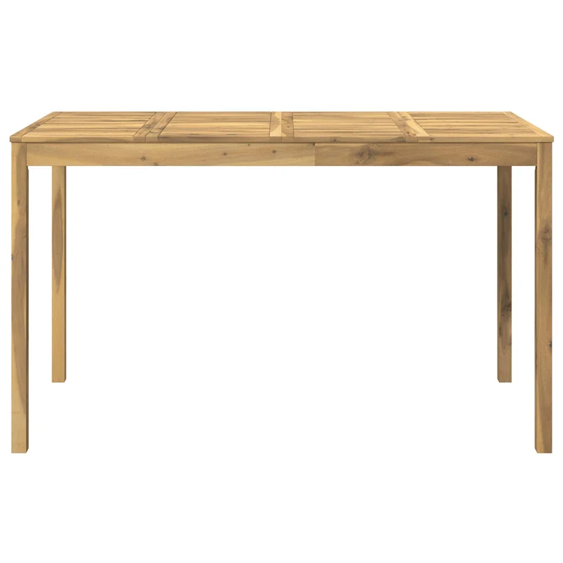 Garden Bar Table Whitewash 180 x 88.5 x 105 cm