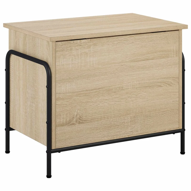 Storage Box Sonoma Oak 60 x 40 x 49.5 cm Engineered Wood