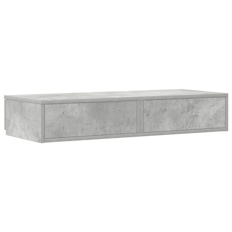 Bed Drawers Concrete Grey 80 x 36.5 x 16.5 cm Engineered Wood
