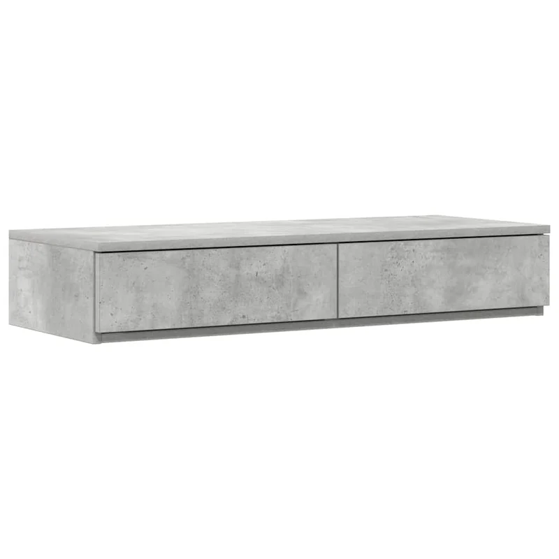Bed Drawers Concrete Grey 90 x 36.5 x 16.5 cm Engineered Wood